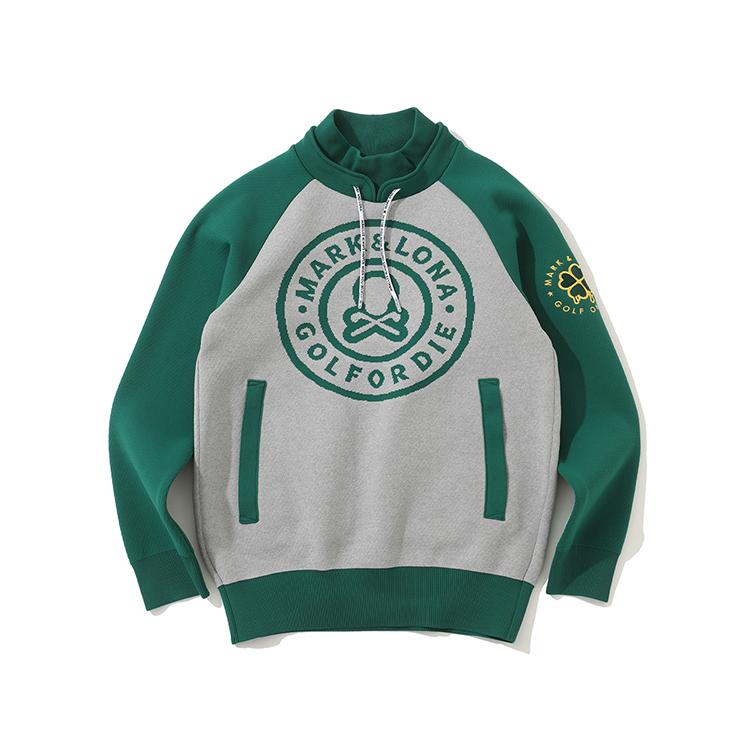 Makeuaenlona M Gn Big Circle Logo Point Knit Hoodie Lr3Ib04M