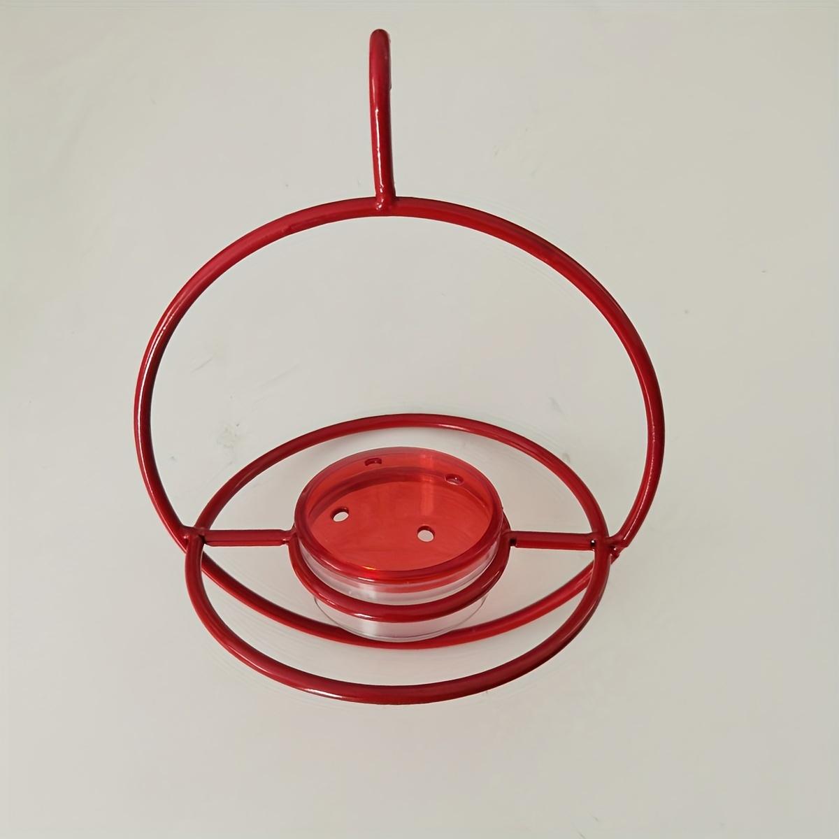 

Hummingbird Drinker Feeder with Red Bowl Outdoor Humming Bird Feeder Attract Birds for Outside Garden Backyard Patio Deck червоний