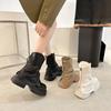 Platform Laarzen Dames Nieuwe Zwarte Korte Laarzen Dames Winterlaarzen Dames Schoenen Vrouwen Schoenen Botas De Invierno Para Mujer
