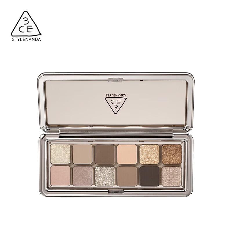 

3CE 12-Color Eye Shadow Palette - RAW NEUTRALS