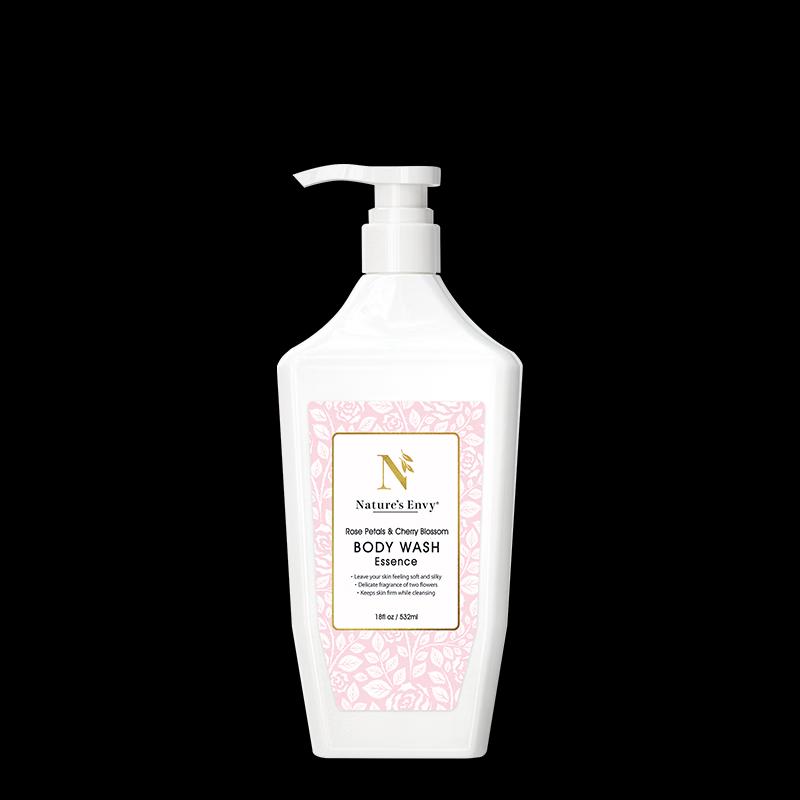 Nature's Gate Cherry Blossom Rose Essence Shower Gel