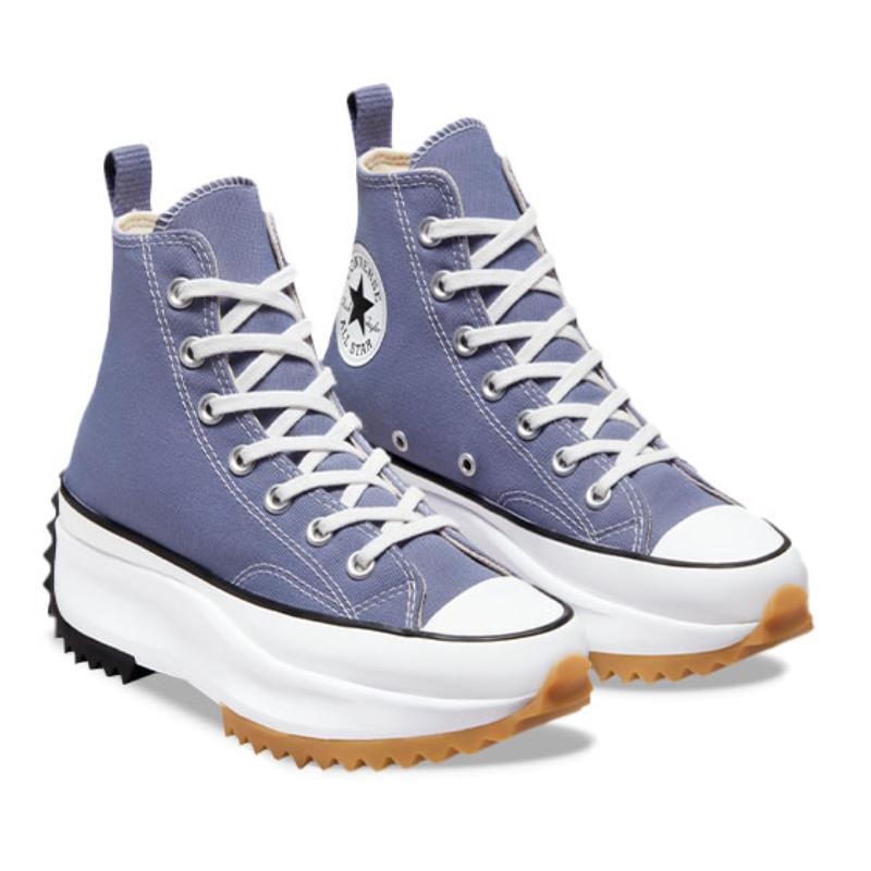 Converse Run Star Hike Fashion High Top Espadrilles Unisex Lilac Purple