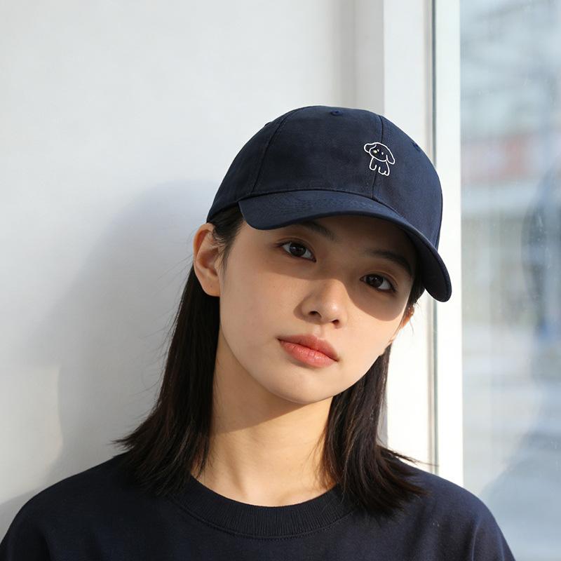 Puppy Cap, Wide Brim, Big Head and Face, Small Baseball Cap, Versatile Casual Sunscreen Visor.