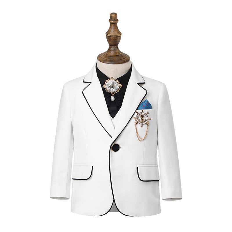 Completo Elegante da Bambino: Abito da Cerimonia, Evento o Fotografia per Ragazzo Bello con Gilet