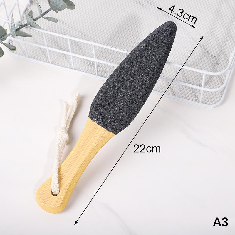 Professional Foot Files Wooden Double Sided Foot Dead Skin Callus Remover Rasp Heel Pedicure Grater To Smooth Hard Coarse Tough