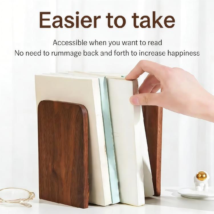 Books Holders Table Picture Album Holders for Displaying Books Wooden Books Stand, Elegant Design Bookends Bookshelfs