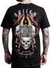Sullen Herren Triple Header Kurzarm Premium T-Shirt Tattoo Schlange Totenkopf Tee