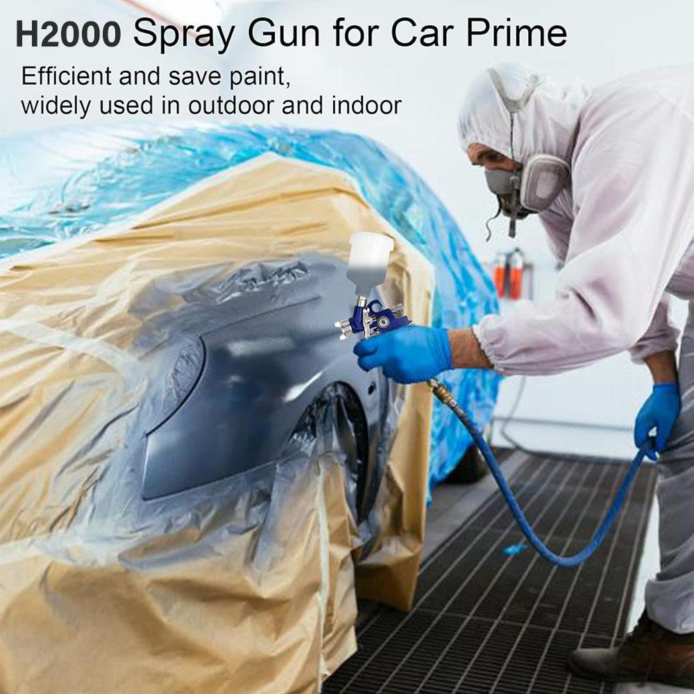 Professional 0.8/1.0mm Nozzle 125ml Mini Pneumatic Spray Gun For Car Painting Repair Pneumatic Spray gun Mini spray gun