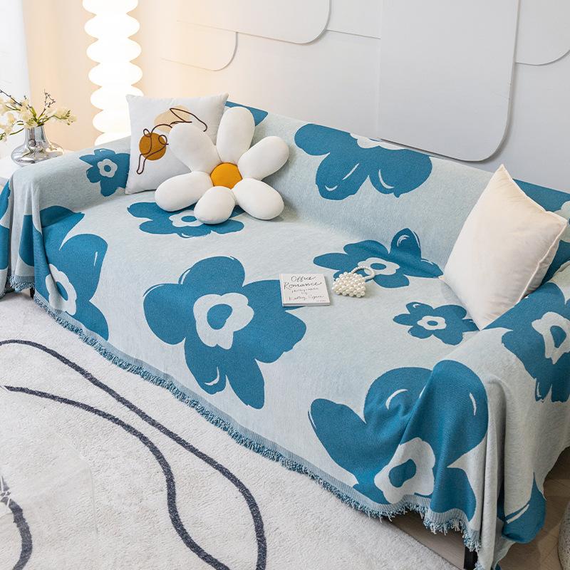 Sofabezug, kratzfest, Sofabezug, Stoff, Ins Style, Bezug, Handtuch, Vollbezug, Stoff, nordisches Sofatuch, All-Inclusive-Universalbezug