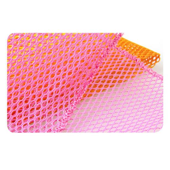 2 Stück Scheuerschwämme, Mesh-Design, reichhaltiges Schäumen, innovatives Geschirrspülnetz, Haushaltsbedarf
