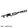 3D Trd Pro Bro Badge Emblem Car Stickers For Toyota Tundra Car Label Rear Trunk Decal Auto Rear Tail Logo Body Sticker