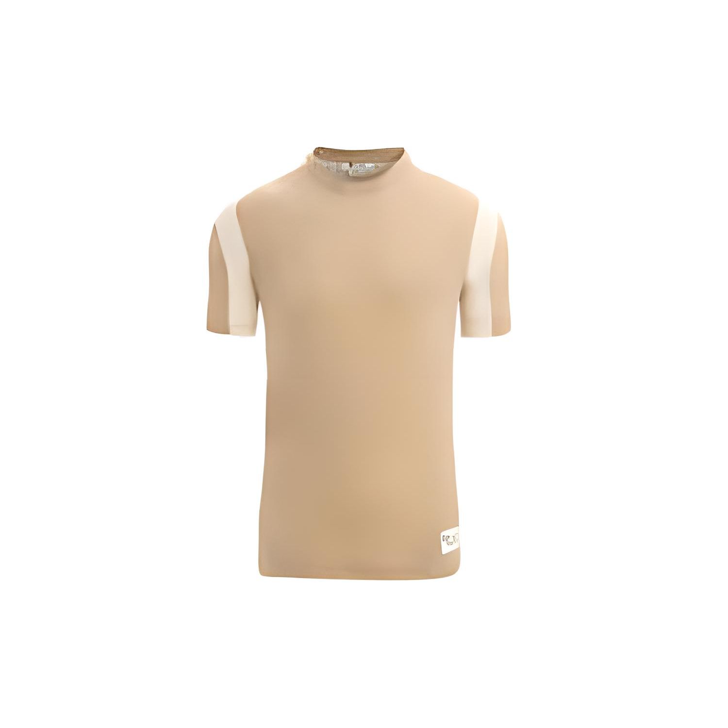 

Timberland X Icebreaker Collaboration Patchwork Crew Neck Short Sleeve T-Shirt Men Tops Light-Brown A6J7Q262 XL