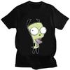 T-shirt Graphique Kawaii Invader Zim T-shirt Image de Zim Prêt à un Câlin Joyeux T-shirt de Dessin Animé Mignon T-shirt Unisexe pour Femmes T-shirt Rétro T-shirt Oversize
