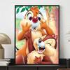 DIY Diamond Painting Cute Baby Squirrel Cross Stitch Kit Mosaic Art Diamond Painting Full Circle Diamond Home Decoration