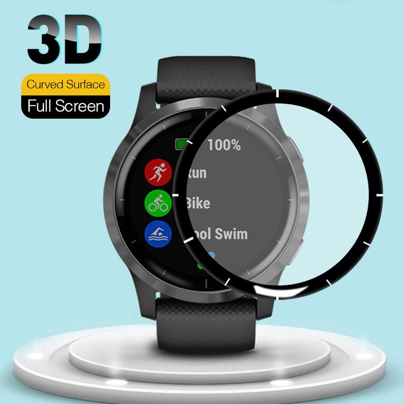 3D Curved Film For Garmin Venu 2 2S Vivoactive 4 4S Soft Full Cover Screen Protector Not Glass For Garmin Venu2 Venu2S Active S