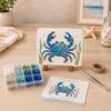 Ocean Inspired Ocean DIY Sea Glass Art Kit Home DIY Crafting Kit  Adult Beginner