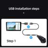USB Full HD 1080P Dash Cam ADAS Car DVR Dashcam DVRs Video USB TF Card 32G 64G Auto Recorder for Android Player DVD