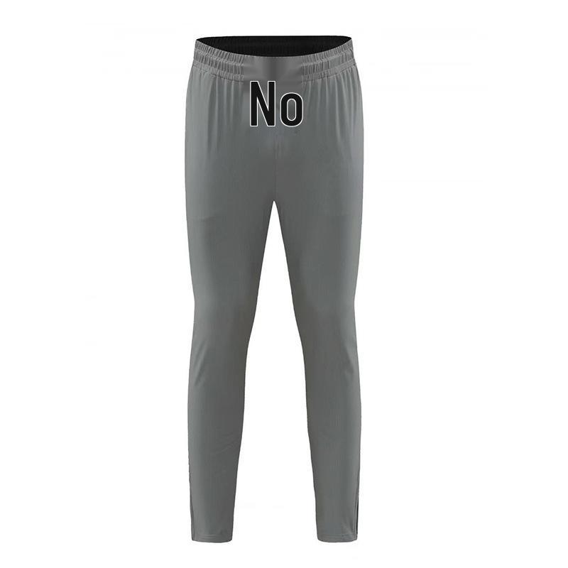 Men's Quick-Dry Casual Running Pants with Zippered Ankles and Drawstring