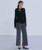 Enor Bizo Detail Flare Pants - Gray