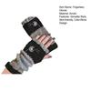 Knitted Fingerless Gloves Women Color-Block Knit Gloves Half-Finger Warm Gloves with Embroidered Dandelion Pattern for Texting Typing Writing