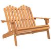 Vidaxl Adirondack Garden Bench, 126 Cm, Solid Acacia Wood