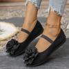 Mode Damen Ballerinas Mode Lässige Blume Einzelne Sneaker Damen Frühling Neu Spitz Zehen Ballerinas für Damen Mary Jane Große Größe Slipper