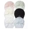 New Bow Baby Hat, Breathable Lace Cool Children's Pullover Hat, Thin Baby Fetal Hat