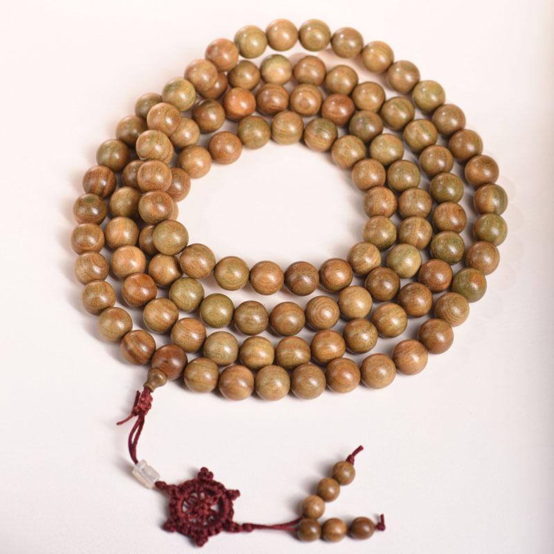 Argentina Agarwood & Green Sandalwood Unisex Prayer Beads Bracelet