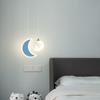 Creative Children's Pendant Lamp for Bedroom Bedside Plane Star Cloud Moon Kids Baby Hanging Lights Home Decoration