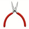 2pcs/set Needle Nosed Pliers 5 Inch DIY Hand Prebuilt Coil Wire Long Nose Pliers Portable Durable Steel Repair Tool