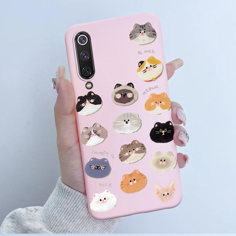 For Xiaomi Mi 9 SE Case Cute Cartoon Panda New Patterned Silicone Matte Soft Protection Cover For Xiaomi Mi 9 Mi9 SE Phone Cases