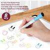 Ultra Fine Tip Magnetic Dry Erase Markers, 0.7mm Fine Tip Whiteboard Markers wit