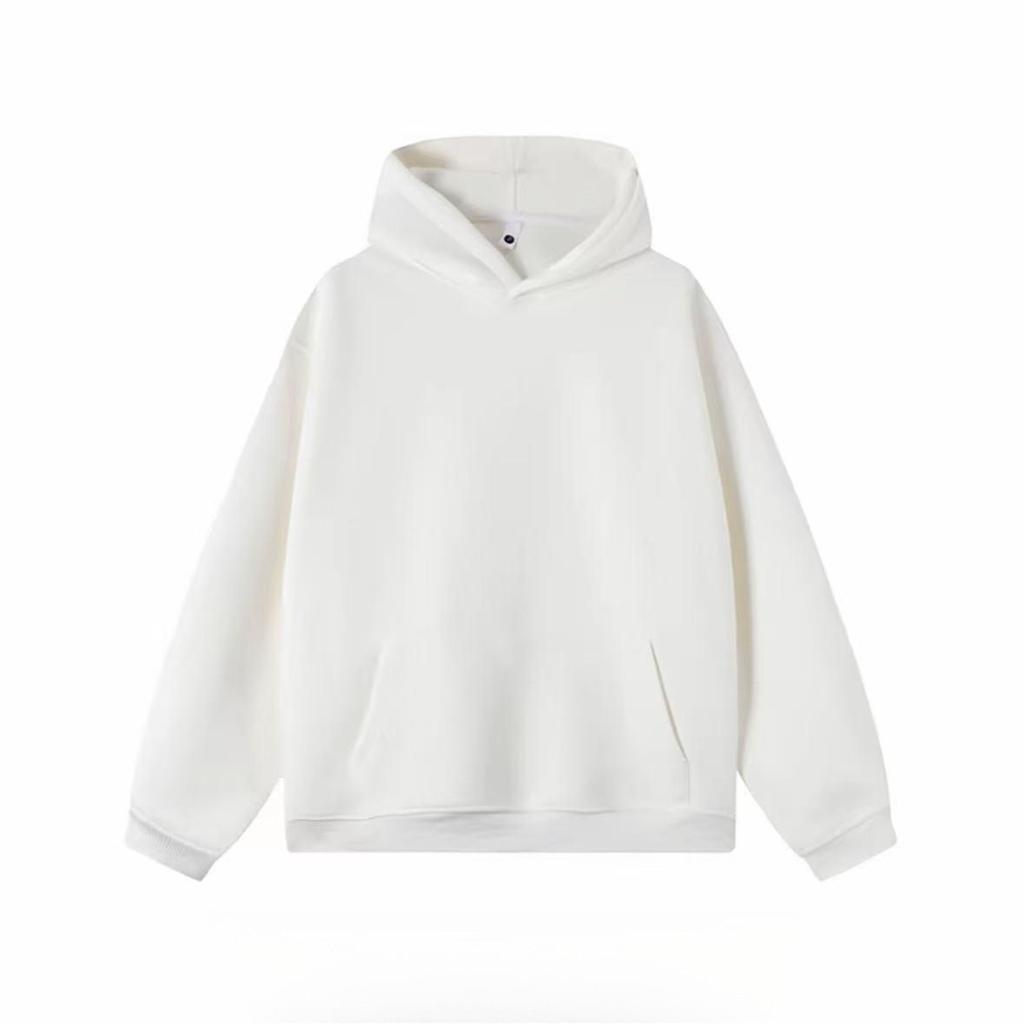 American Heavyweight Unisex Cleanfit Hoodie - Autumn/Winter Versatile Solid Color Jacket