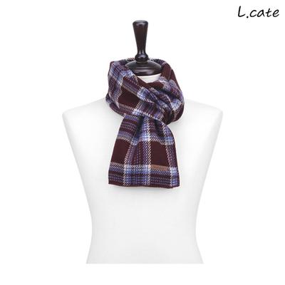 Elkate Women's Muffler LNM184 Check Daily Scarf