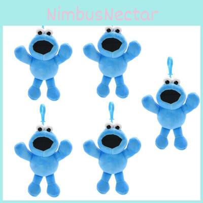 Großhandel 10 Stück Sesamstraße Krümelmonster Plüsch Ornament Puppen Qt173 Ketten