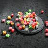 50pcs 8mm Dice Black White Red Green Yellow Multi Color Gaming Dice for Tabletop RPG Board Games Math Teaching JXB