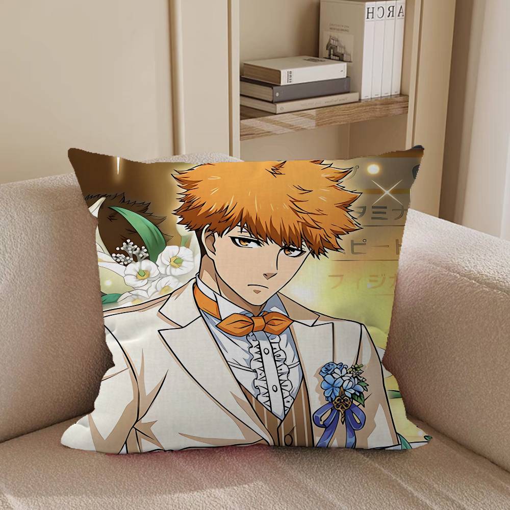 RensukeS ANIME K-kunigami Decorative Room Aesthetics Pillow Case Home Decor Bedroom Sofa Bed Couch Pillow Cover 45x45