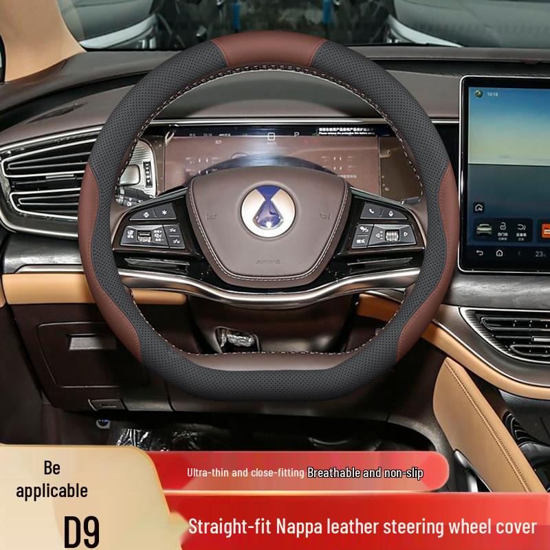 Denza D9 Lenkradabdeckung: Rutschfest, Geruchlos, Kein Nähen von Hand erforderlich, Für Männer und Frauen, Innenraum-Upgrade.
