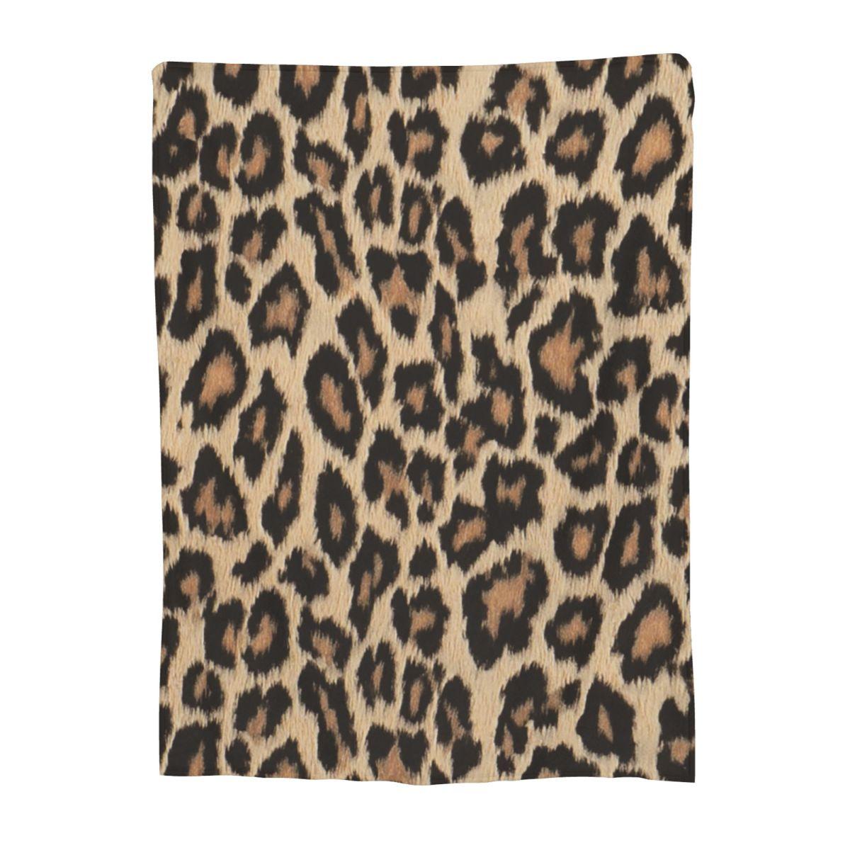 Leopard Skin Print Traditional Colours Blanket