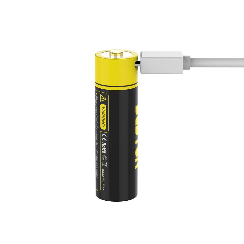 Multifunction AA Lithium Battery 2800mWh Toy KTV Battery 1.5V Constant Voltage Fast Charge USB Rechargeable Battery