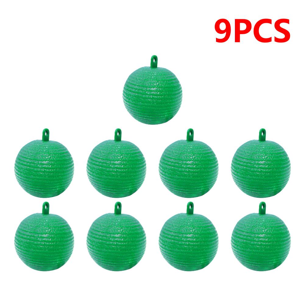 10PCS Fly Ball Traps 8cm Insects Fly Swatter Fruit Flies Trap Reusable Hanging Trap Ball Pest Repeller Killer Garden Supplies