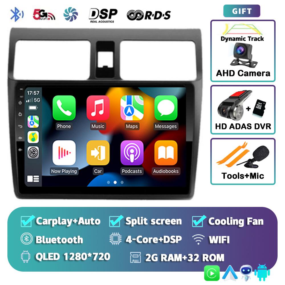 Android 14 Carplay Auto For Suzuki Swift 2003-2010 2 Din Car Radio Multimidia Video Player GPS Navigation Stereo Head Unit Audio
