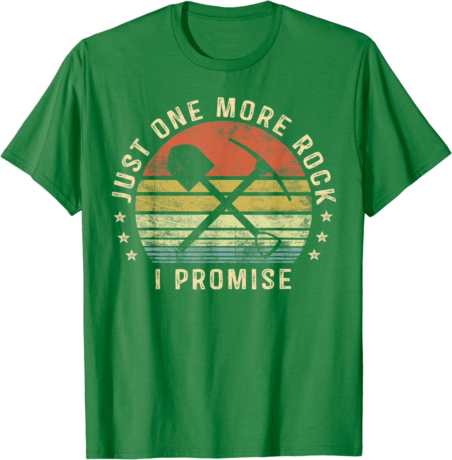 

Geology Gifts One More Rock I Promise Funny Geologist T-Shirt T Shirt On Sale Design Cotton Men T Shirt Custom 4XL