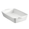 Stripe Pattern Ceramic Baking Tray Deepened Lasagna Pan Multipurpose Baking Dish  Oven