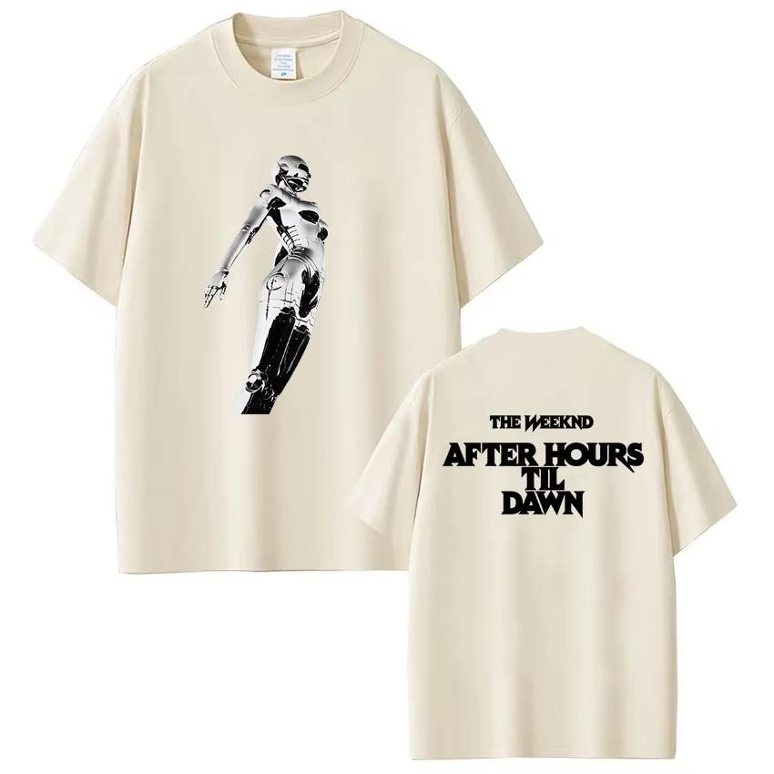 

The Weeknd After Hours Til Dawn Tour 2026 Graphic T Shirts Unisex Hip Hop Short Sleeve Top Fashion Casual Tshirts Streetwear 2XL