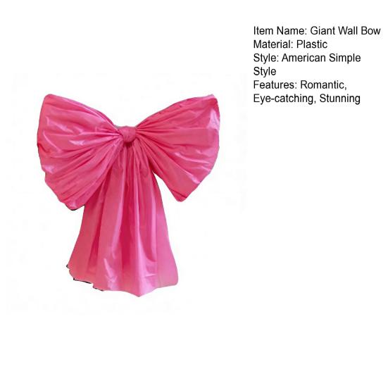 Alla hjärtans dag Jättestor Väggrosett Stor Väggdekoration Röda Rosa Rosetter Dekoration för Hem Sovrum Kök Födelsedagskalas Tillbehör Fotobås Rekvisita