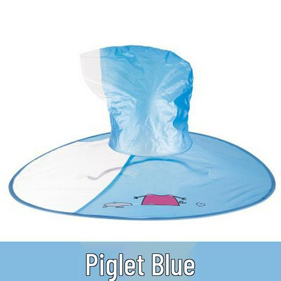 

Kids Flying Saucer Raincoat Hat - Little Yellow Duck Poncho for Girls and Boys Small