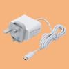 PD30W/45W Plug-in Type with Type-C Cable British-compliant Multi-protocol Charger, UK, BIS Plug PD Power Supply
