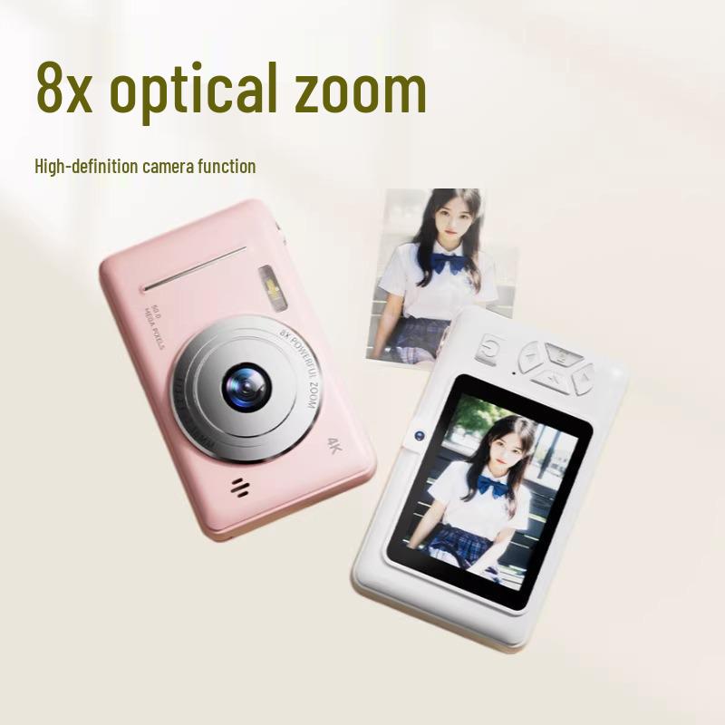 Retro CCD Portable Dual Flash Card Camera for New Students