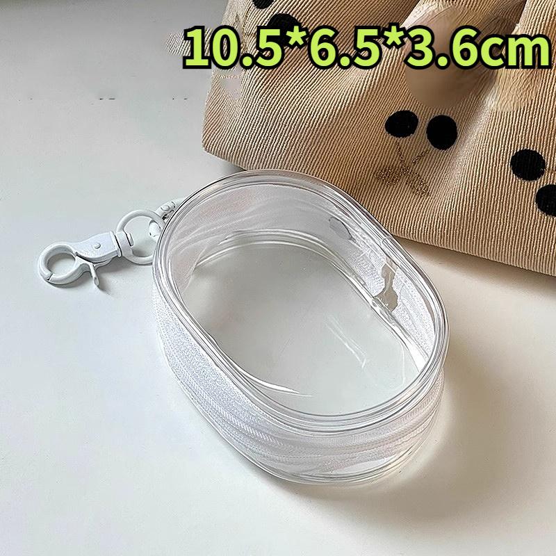 Jewelry Organizer Transparent Storage Box Pouch Mystery Box Plastic Box Cute Doll Bag With Keychain Dustproof Case